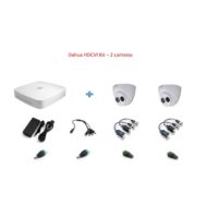 Dahua HDCVI CCTV Kit 1 -> 1x 4-Channel Pentabrid DVR (1TB) with 2x 2MP HDCVI IR (50m) Weatherproof Turret Dome Cameras + Accessories
