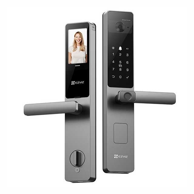 Smart Door Lock with Built-in Door View, live 2-Way Video Call, Facial Recognition
