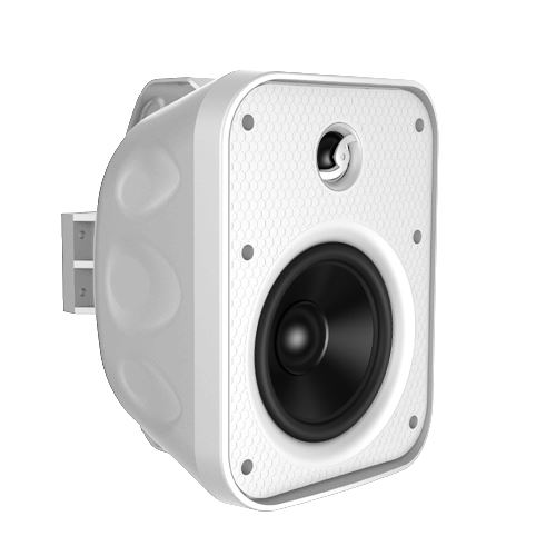 AUDIO 5.25'' 2-Way Wall Mount Speaker Indoor/Outdoor. 50W Frequency Response: 90Hz 20KHz