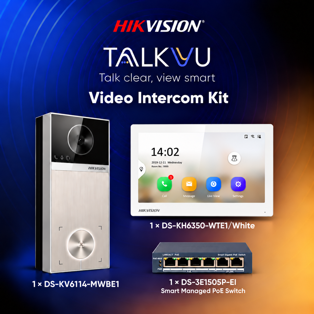 Hikvision TalkVu-Intercom-Kit-1